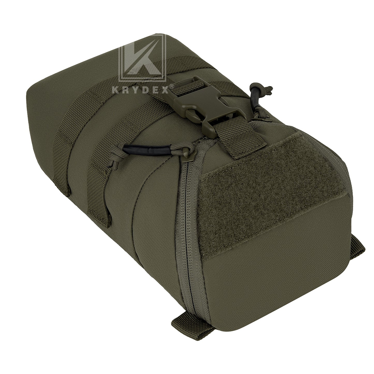 Krydex Tactical Zip Rip GP Pouch Vertical Utility Molle Medical Pouch Quick Access Side Pocket