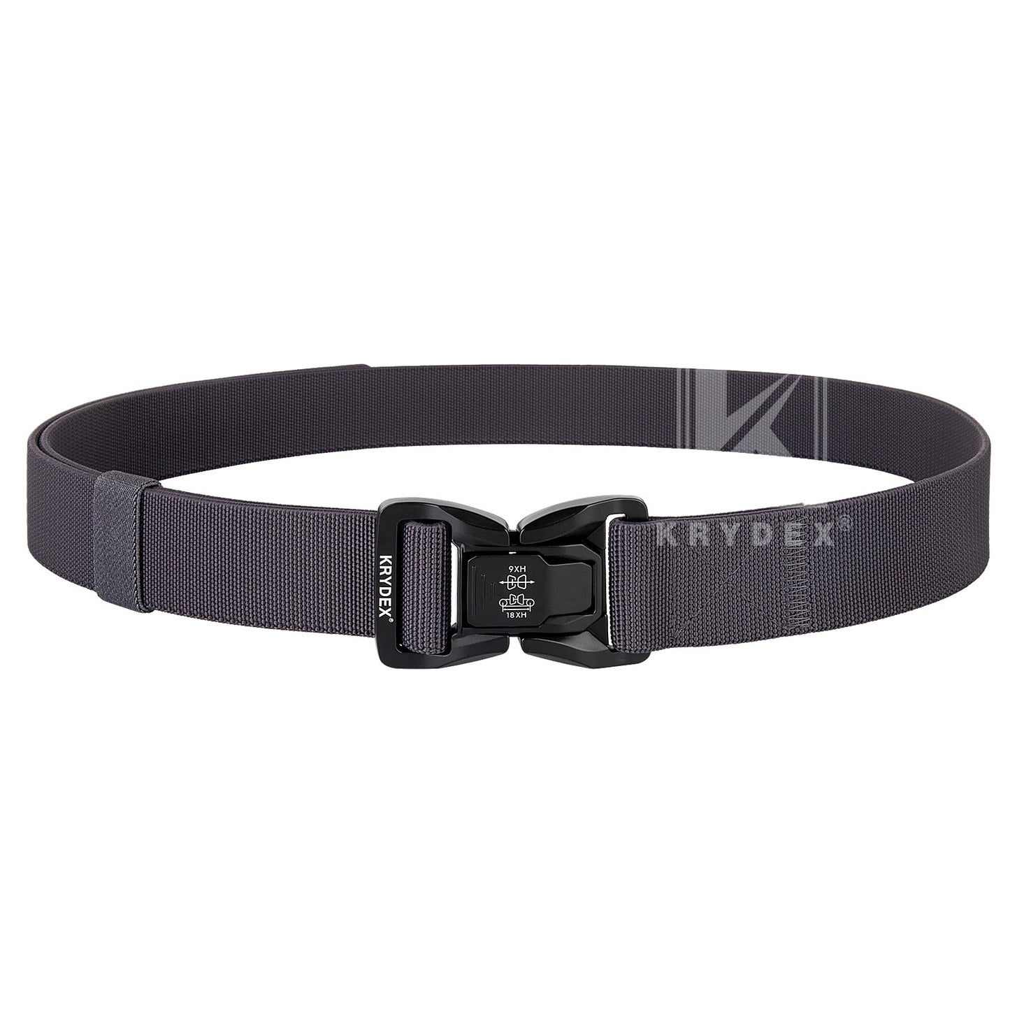 Krydex Tactical Belt 1.5" Stretch Nylon Rigger Belt with Quick Release Buckle Heavy Duty for Work EDC Outdoor Duty Belt
