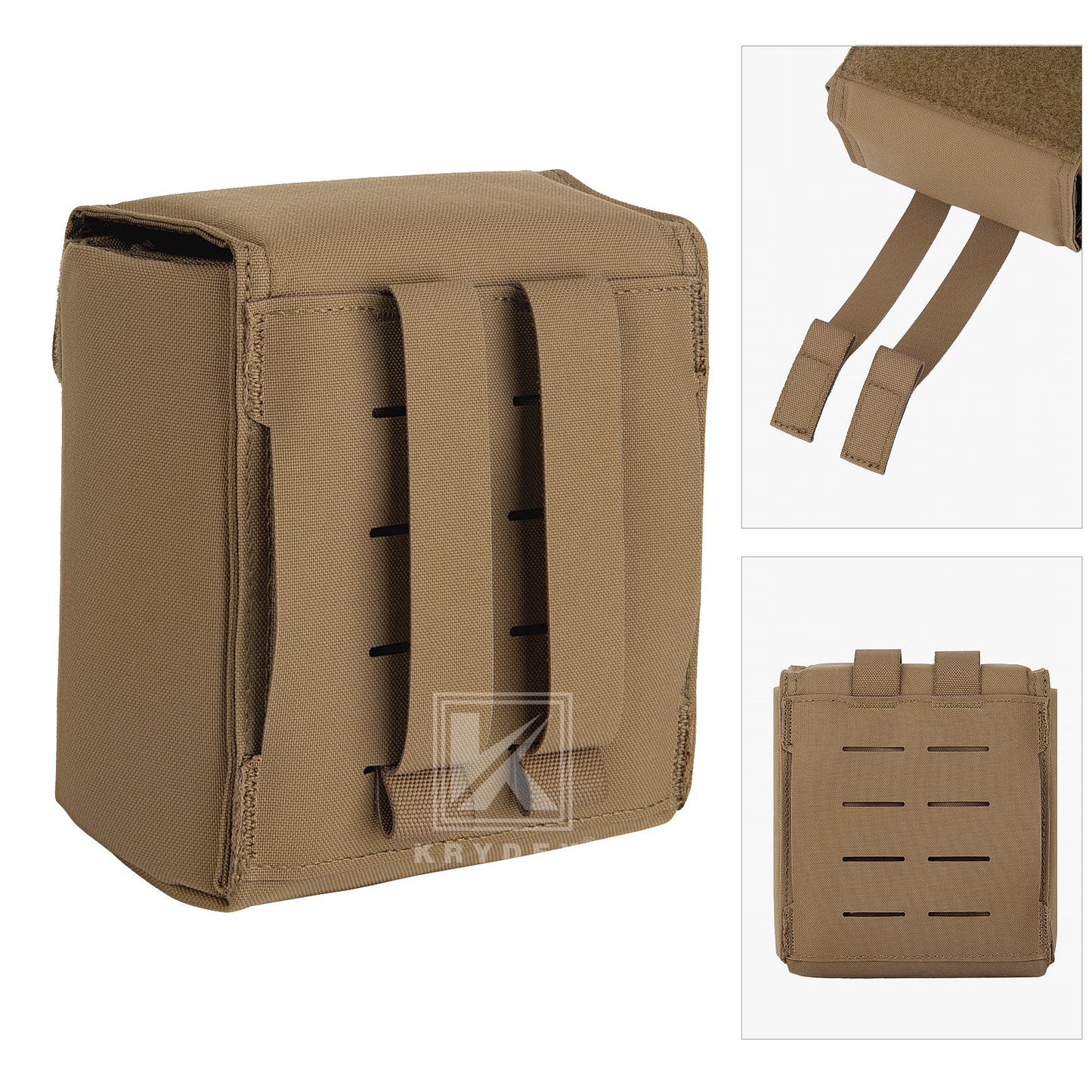 Krydex Tactical NVG Pouch MOLLE Belt NVG 14 Padded Goggle Carrying Case Bag