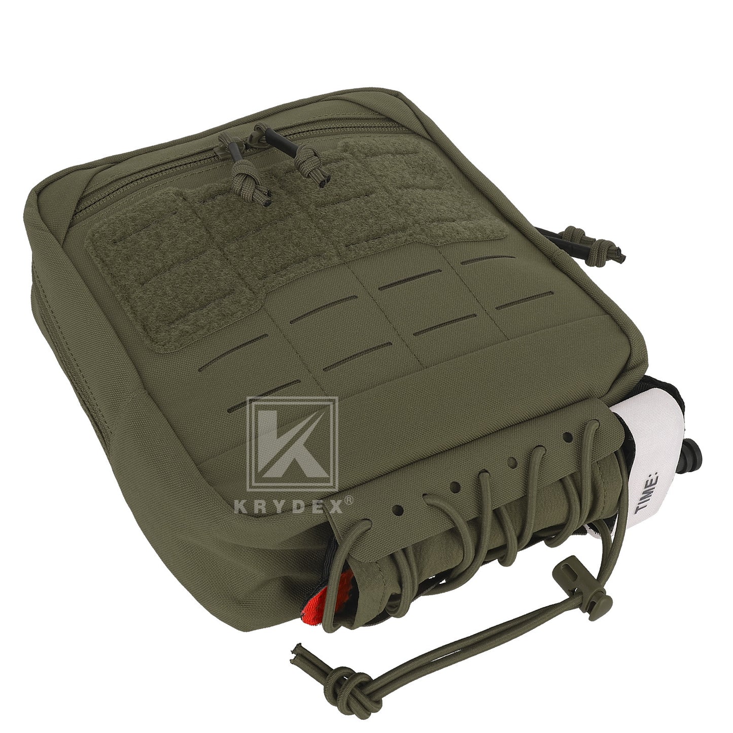 Krydex Tactical 8x7 Admin Pouch MOLLE Low Profile Modular Medic Pouch Tourniquet Holder