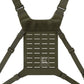 Krydex Tactical Chest Rig Shoulder Strap with Back MOLLE Panel Add-on Loading System