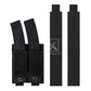 Krydex Tactical 9mm Double Mag Pouch Modular Single / Double Stack Pistol Magzine Holder MOLLE Compatible