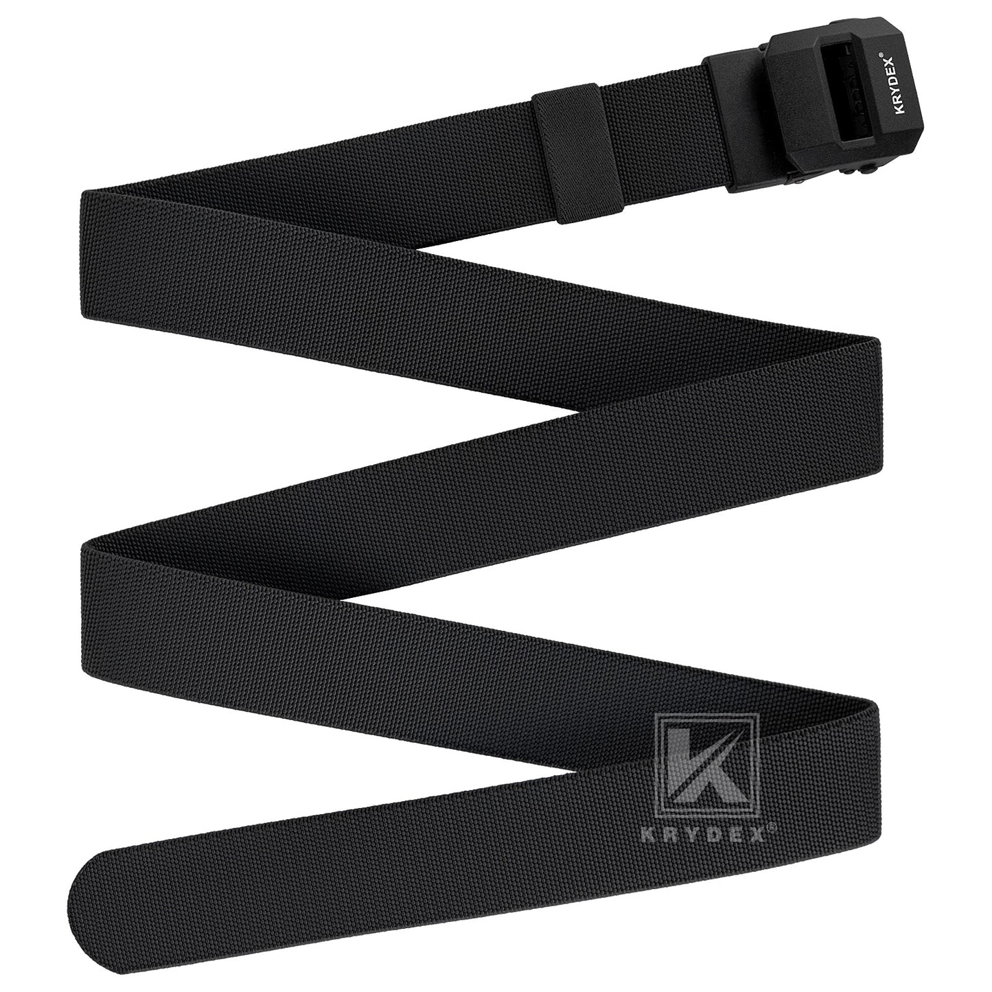 Krydex 1.5" Tactical Belt No Hole Auto-Locking Duty Work Belt Nylon Stretch EDC Belt