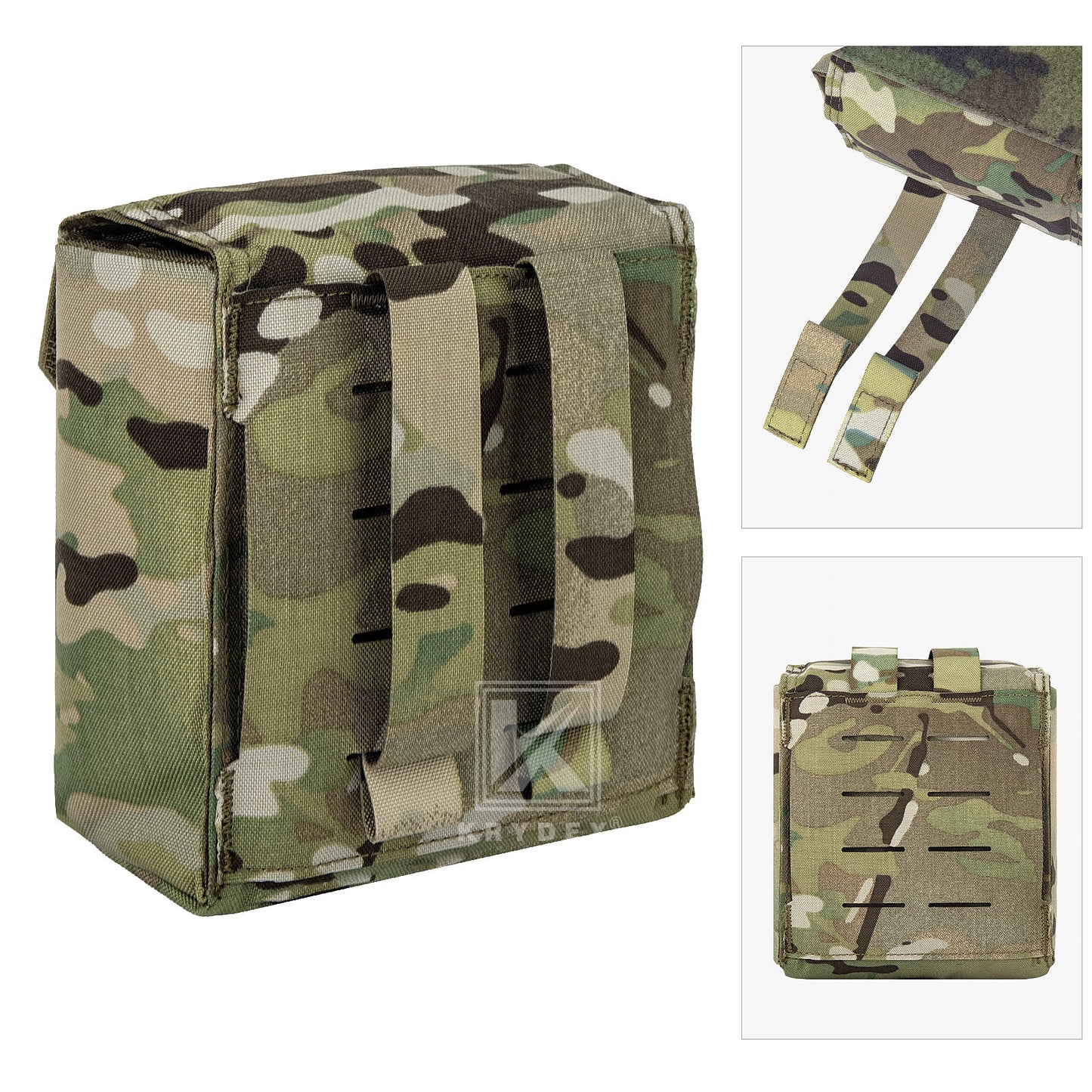 Krydex Tactical NVG Pouch MOLLE Belt NVG 14 Padded Goggle Carrying Case Bag