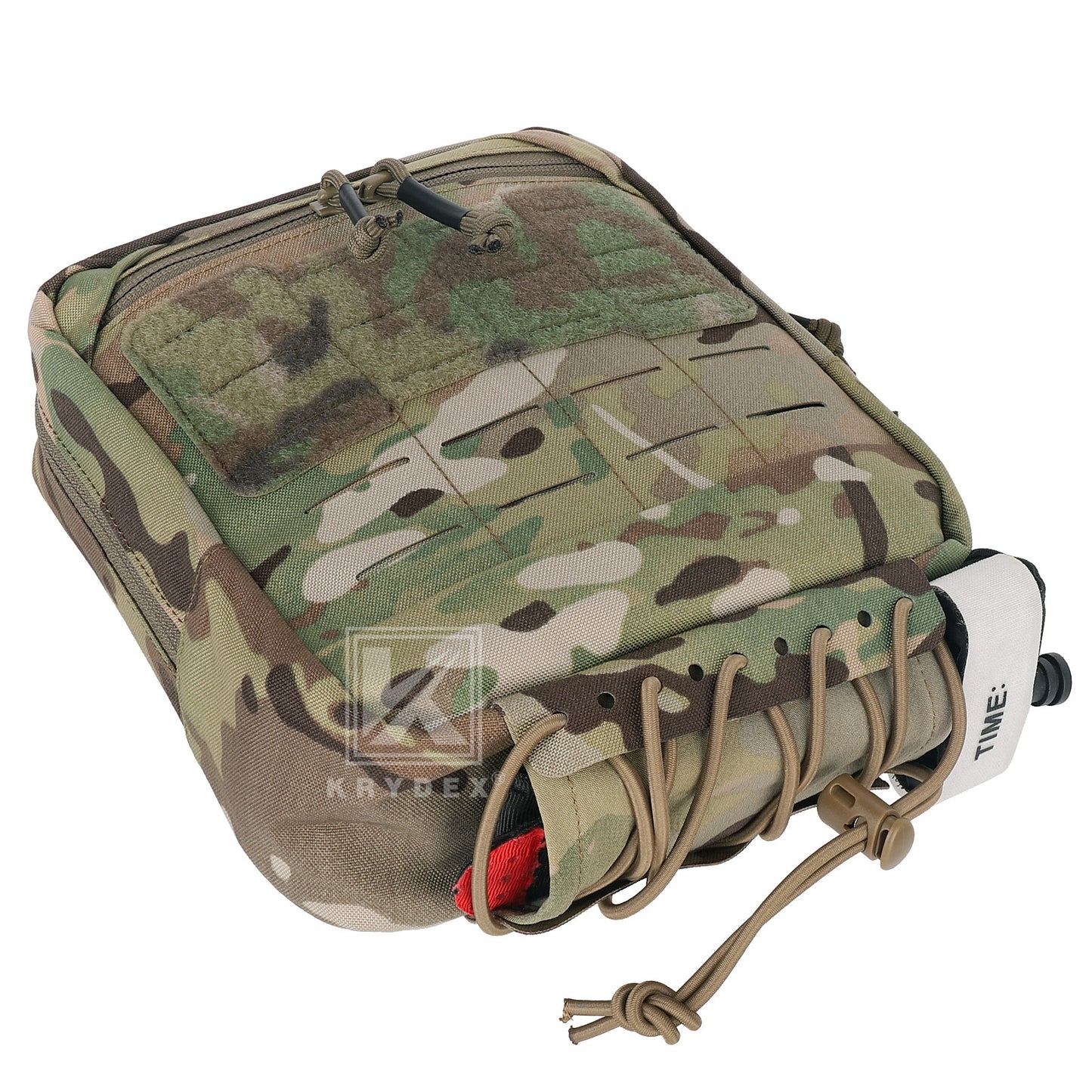 Krydex Tactical 8x7 Admin Pouch MOLLE Low Profile Modular Medic Pouch Tourniquet Holder
