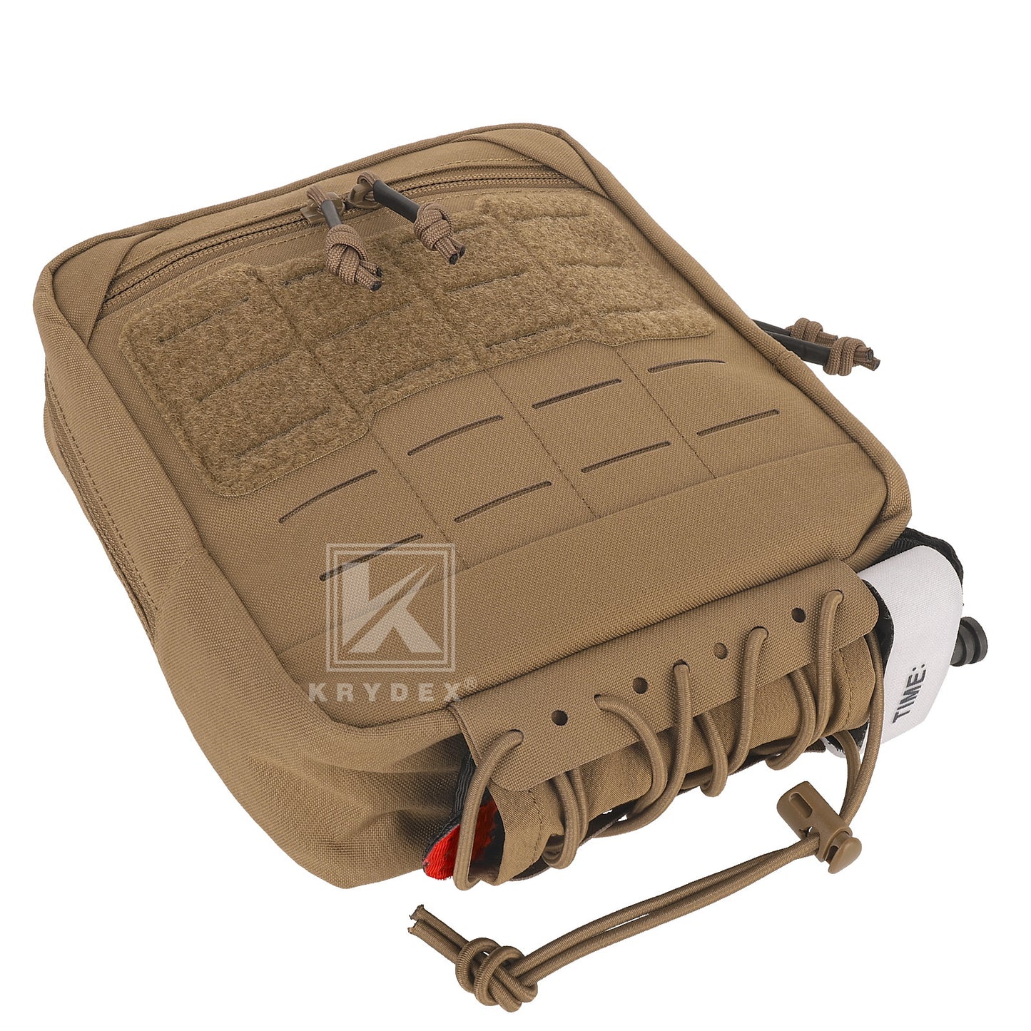 Krydex Tactical 8x7 Admin Pouch MOLLE Low Profile Modular Medic Pouch Tourniquet Holder
