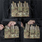 Krydex Tactical 556 Triple Mag Pouch Open Top MOLLE Magazine Holder for M4/M16/AR15 Fast Draw Quick Reload