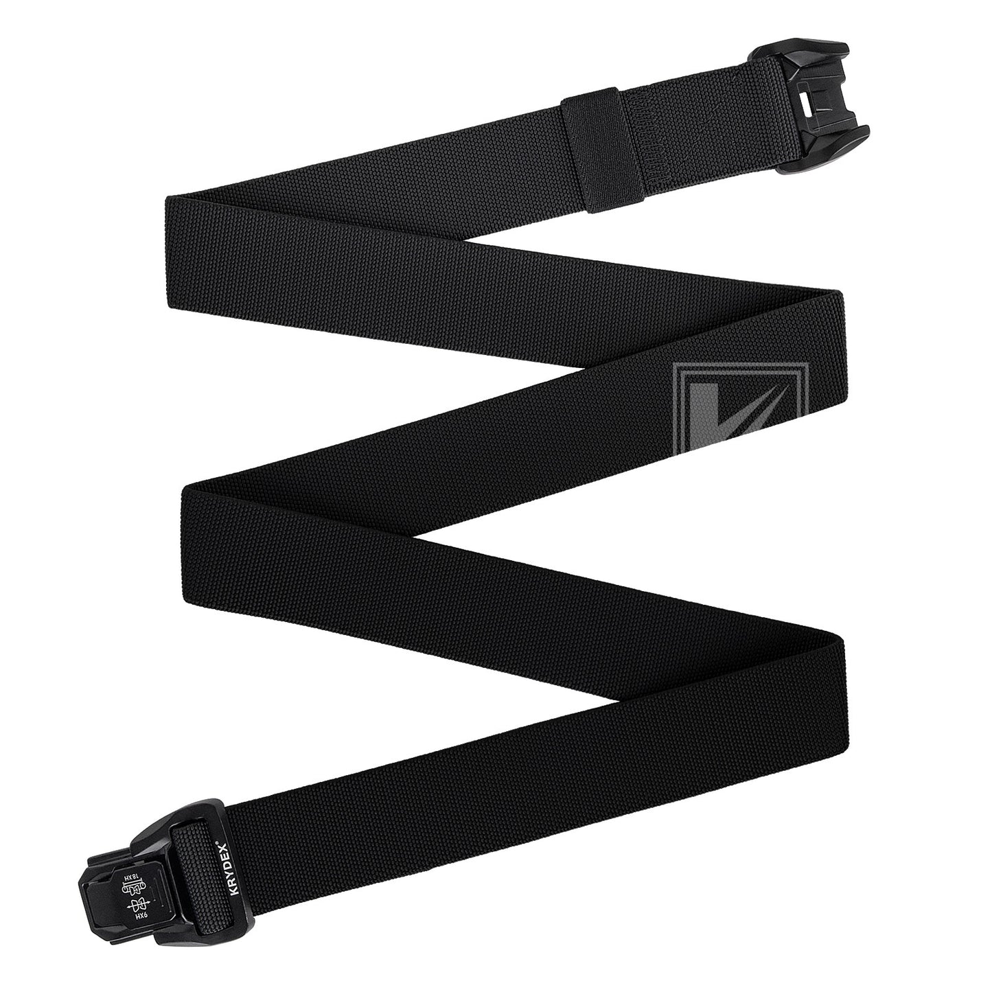 Krydex Tactical Belt 1.5" Stretch Nylon Rigger Belt with Quick Release Buckle Heavy Duty for Work EDC Outdoor Duty Belt