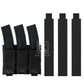 Krydex Tactical 9mm Triple Mag Pouch Modular Single / Double Stack Pistol Magzine Holder MOLLE Compatible