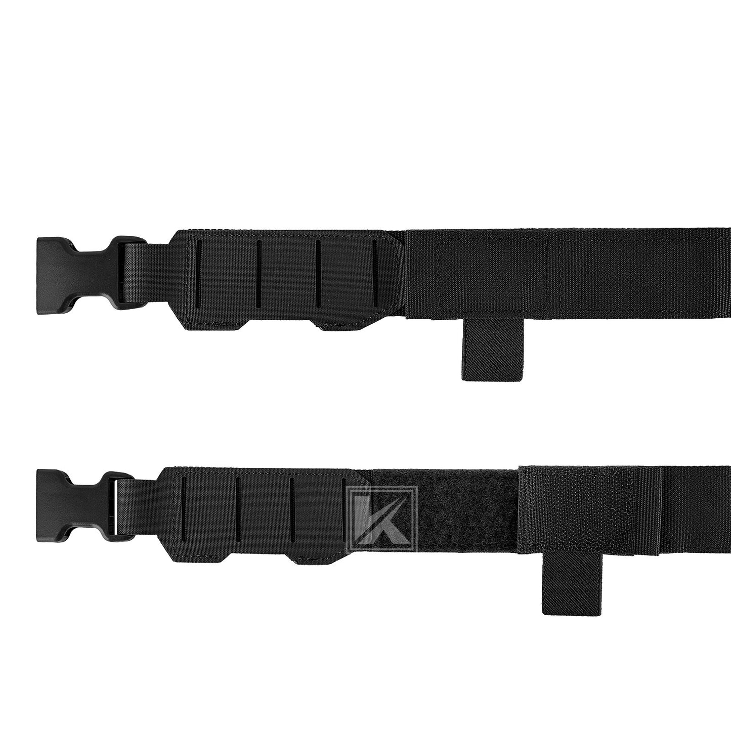 Krydex Tactical Chest Rig Shoulder Strap with Back MOLLE Panel Add-on Loading System