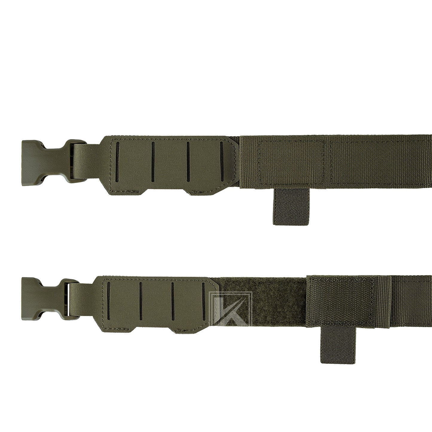 Krydex Tactical Chest Rig Shoulder Strap with Back MOLLE Panel Add-on Loading System