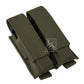Krydex Tactical 9mm Double Mag Pouch Modular Single / Double Stack Pistol Magzine Holder MOLLE Compatible