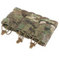 Krydex Tactical 556 Triple Mag Pouch Open Top MOLLE Magazine Holder for M4/M16/AR15 Fast Draw Quick Reload