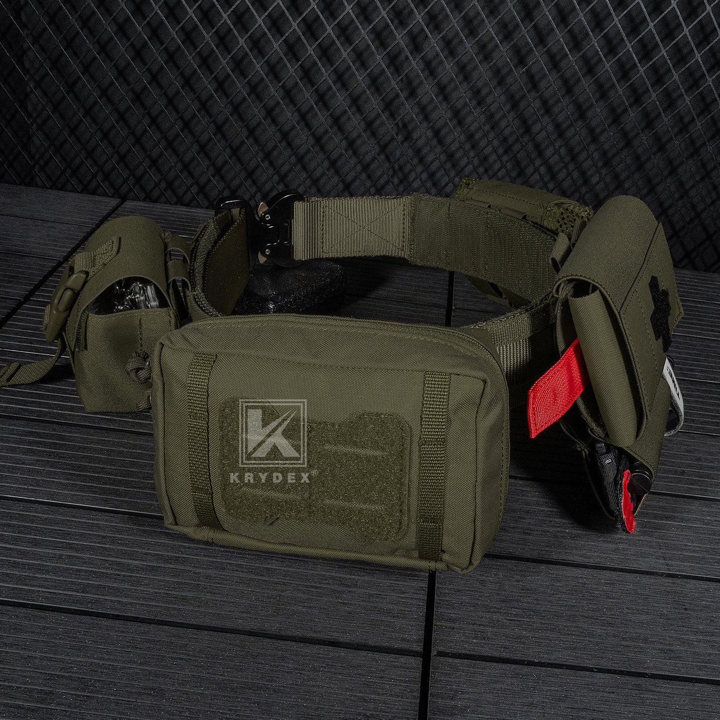 Krydex Tactical Tac MOLLE Pouch EDC GP Pouch Utility Compact Bag for Tactical Vest BackPack Patrol Belt