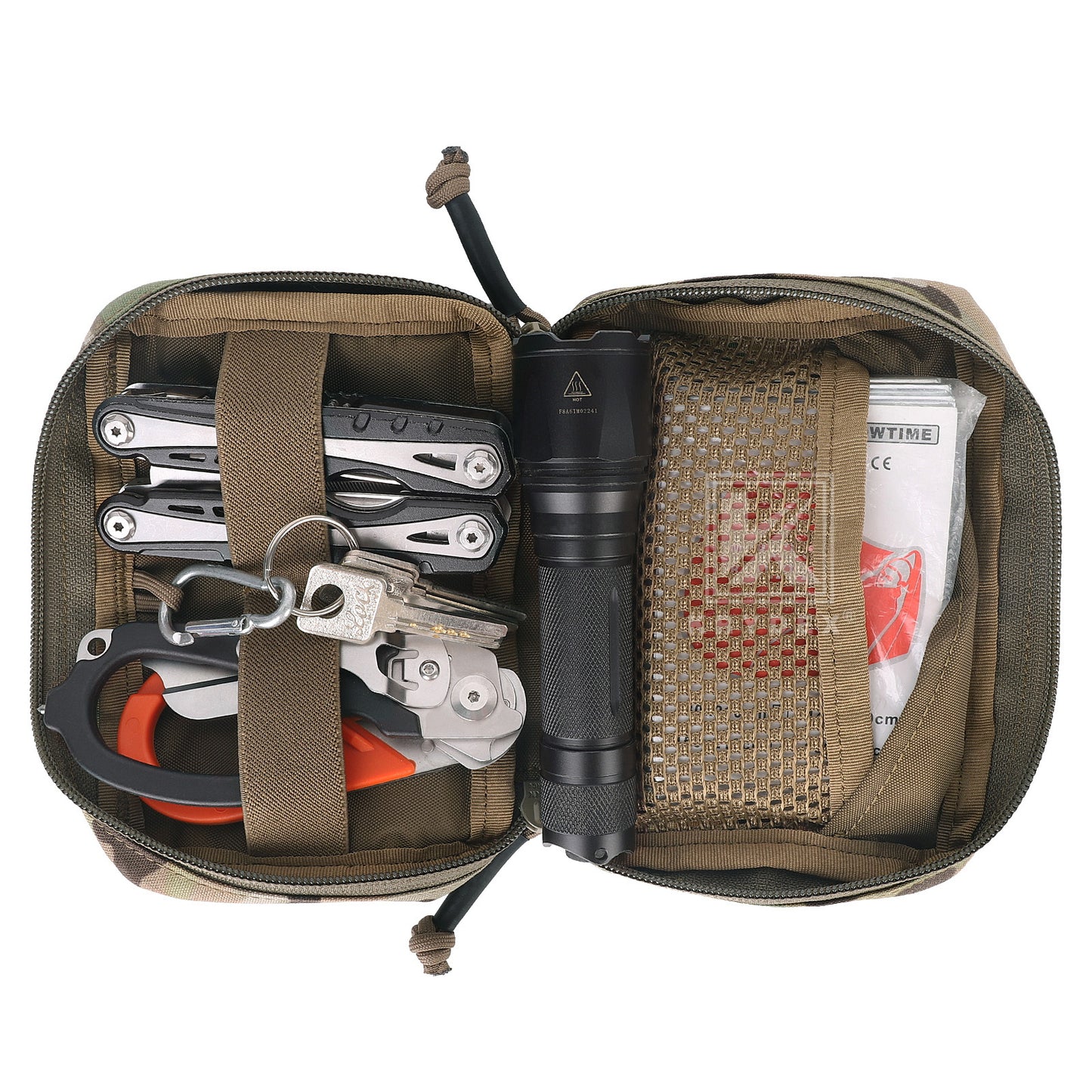 Krydex Tactical Tac MOLLE Pouch EDC GP Pouch Utility Compact Bag for Tactical Vest BackPack Patrol Belt
