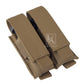 Krydex Tactical 9mm Double Mag Pouch Modular Single / Double Stack Pistol Magzine Holder MOLLE Compatible