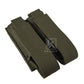 Krydex Tactical 9mm Double Mag Pouch Modular Single / Double Stack Pistol Magzine Holder MOLLE Compatible
