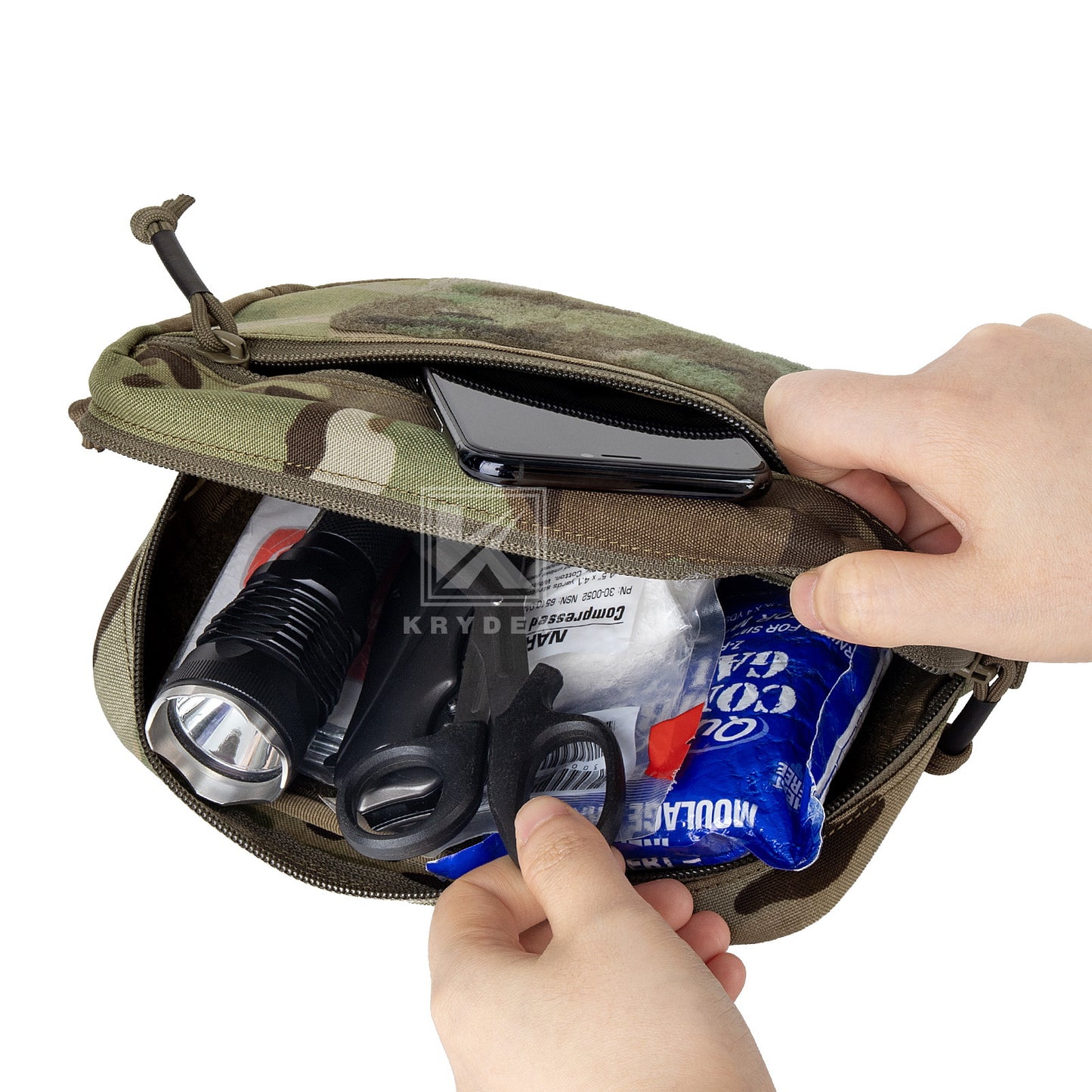 Krydex Tactical Drop GP Pouch 8"x5" Belt Utility Pouch Medical Tourniquet Pouch