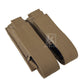 Krydex Tactical 9mm Double Mag Pouch Modular Single / Double Stack Pistol Magzine Holder MOLLE Compatible