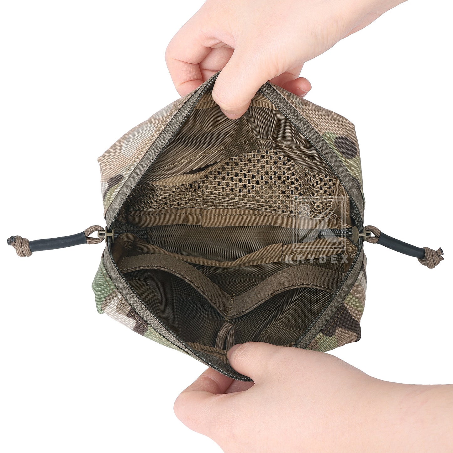 Krydex Tactical Tac MOLLE Pouch EDC GP Pouch Utility Compact Bag for Tactical Vest BackPack Patrol Belt