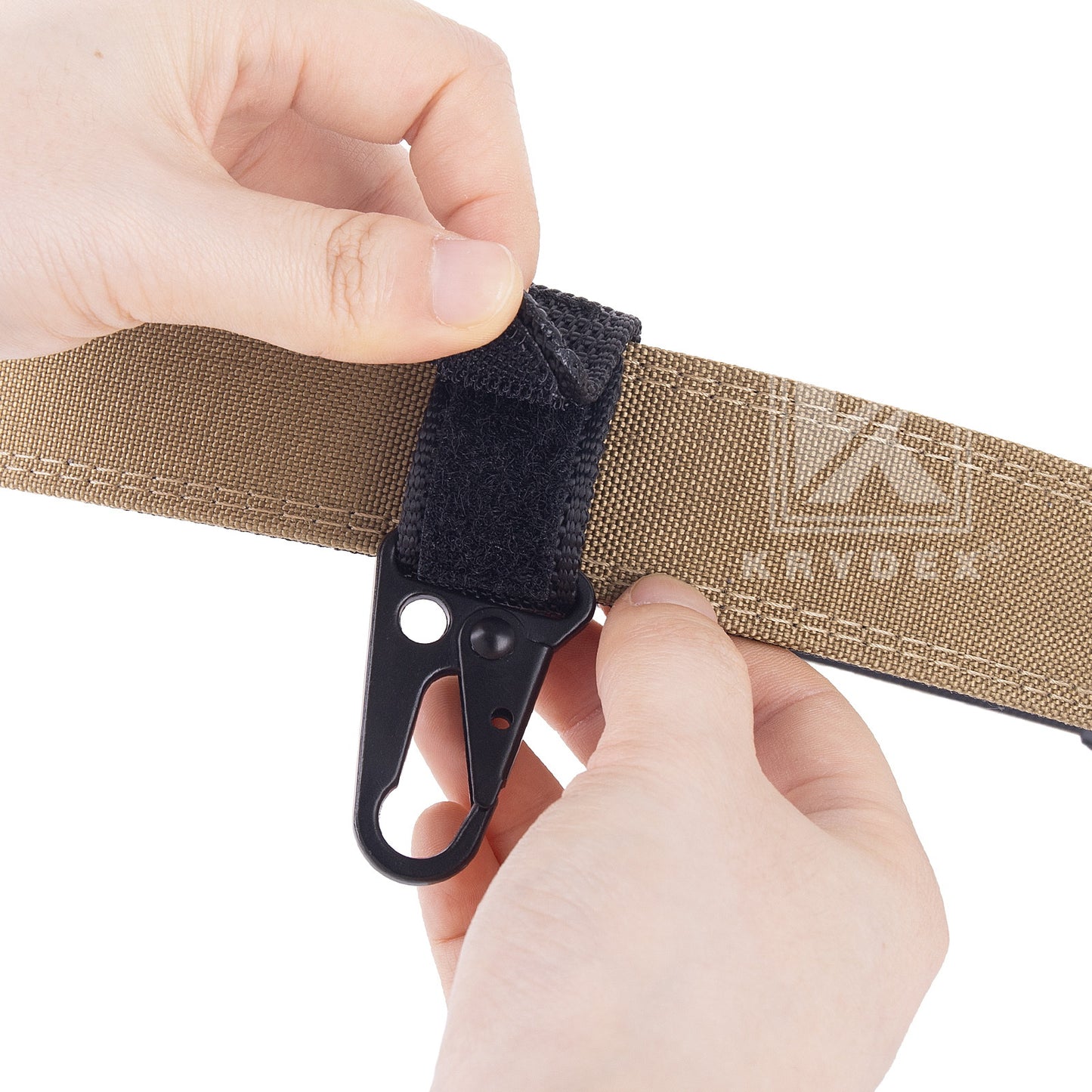 Krydex Tactical 1.5" Heavy Duty EDC Gun Belt Rigid Nylon Easy-on Adjustable Belt for Men