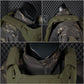 Krydex Tactical Shoulder Pads Soft EVA Cushion for Vest Carrier Chest Rig Slingster Laser Cut  Organizer Fits 2" - 2.5" Strap