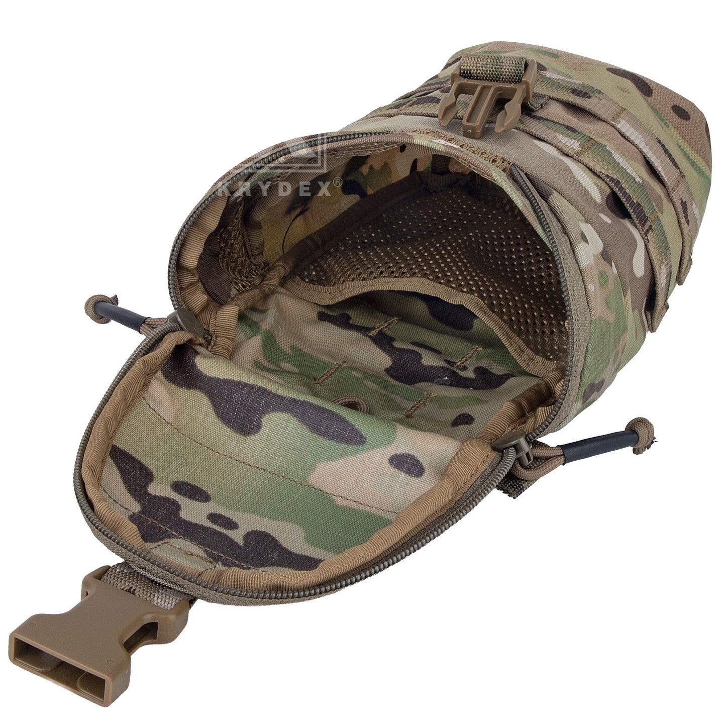 Krydex Tactical Zip Rip GP Pouch Vertical Utility Molle Medical Pouch Quick Access Side Pocket