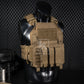 Krydex Tactical 9mm Triple Mag Pouch Modular Single / Double Stack Pistol Magzine Holder MOLLE Compatible