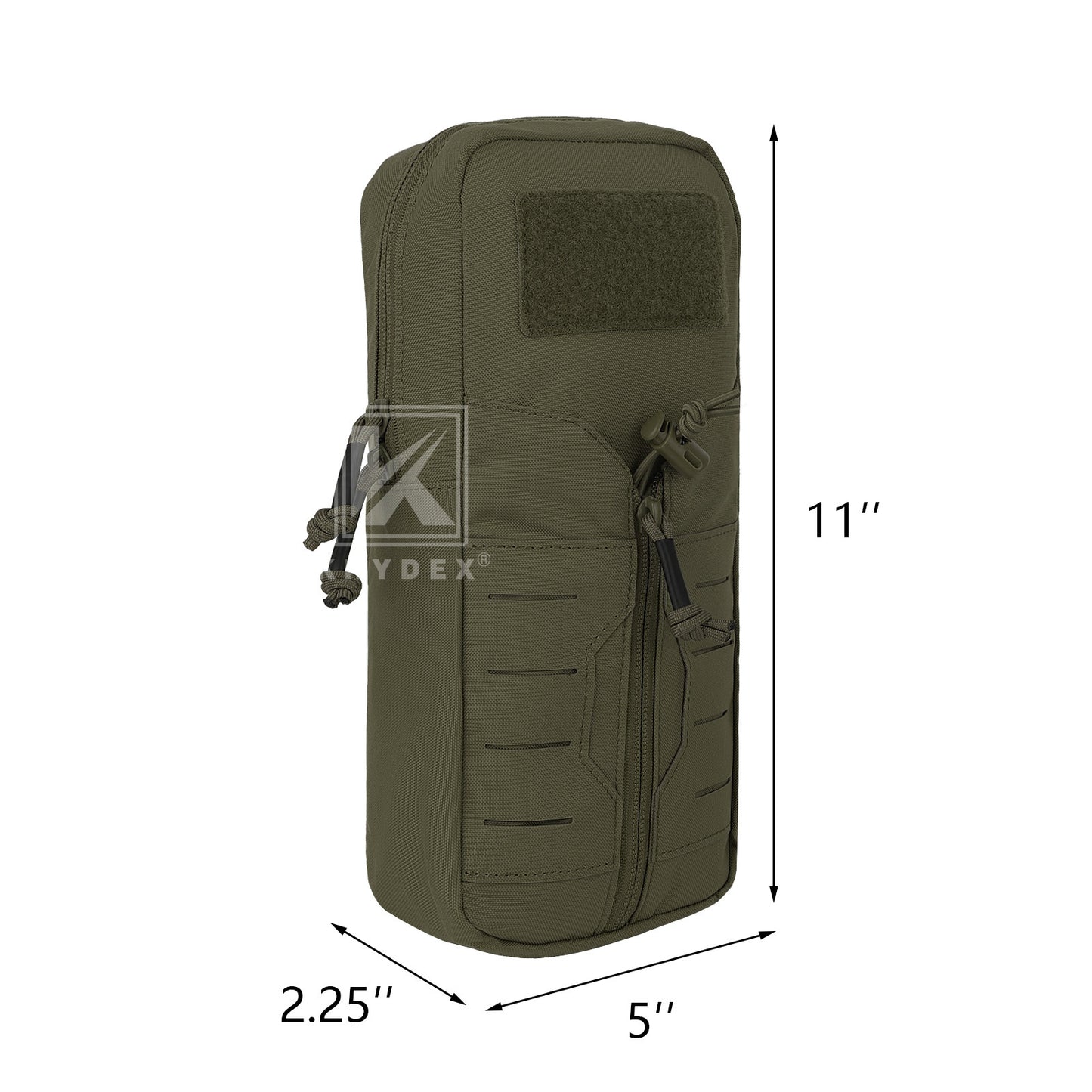 Krydex Tactical 1L Hydration Pack 34oz TPU Water Bladder MOLLE Attachment Vest Outdoor Hiking Backpack