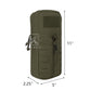 Krydex Tactical 1L Hydration Pack 34oz TPU Water Bladder MOLLE Attachment Vest Outdoor Hiking Backpack