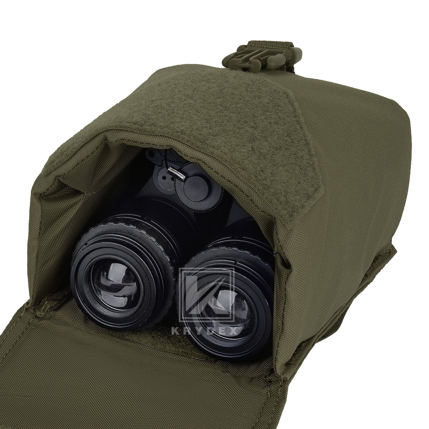 Krydex Tactical NVG Pouch MOLLE Belt NVG 14 Padded Goggle Carrying Case Bag