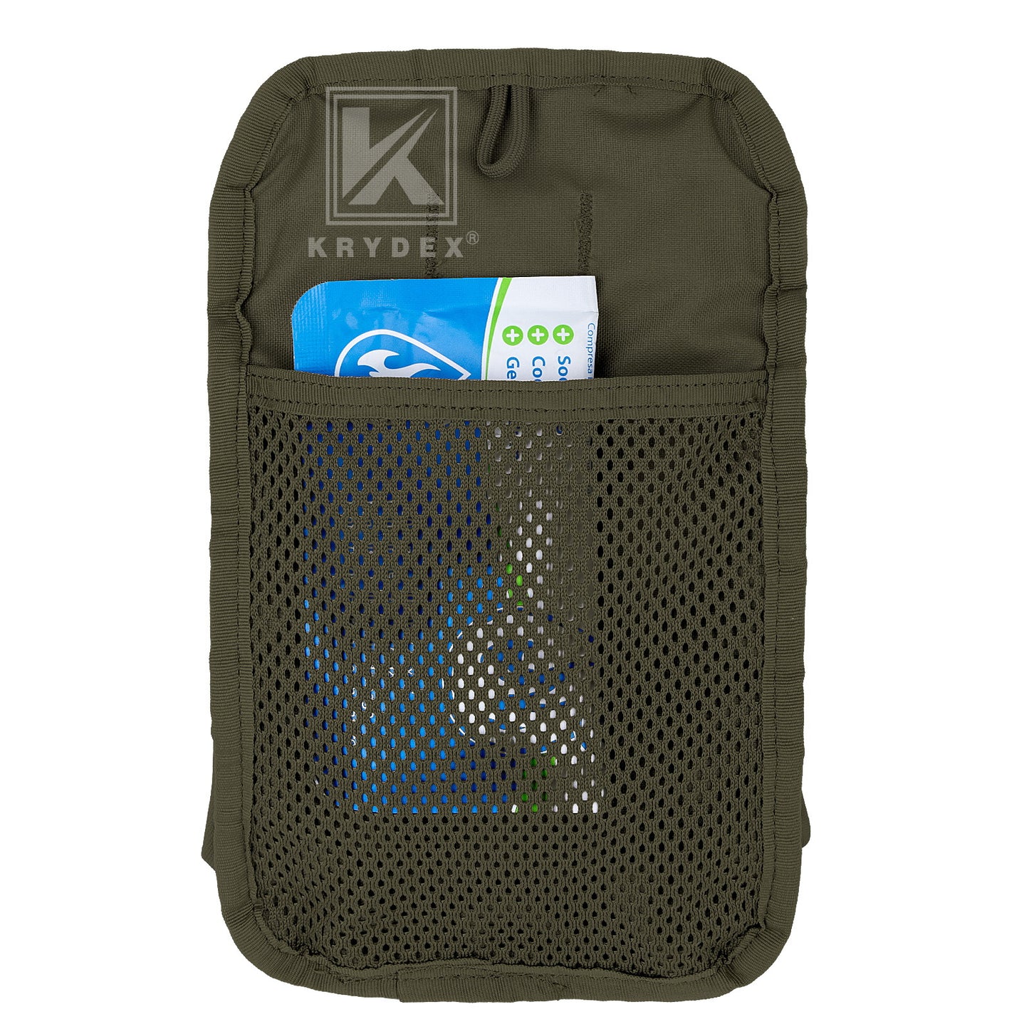 Krydex Tactical Zip Rip GP Pouch Vertical Utility Molle Medical Pouch Quick Access Side Pocket