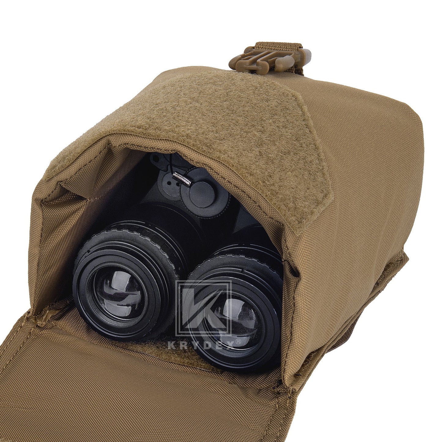 Krydex Tactical NVG Pouch MOLLE Belt NVG 14 Padded Goggle Carrying Case Bag