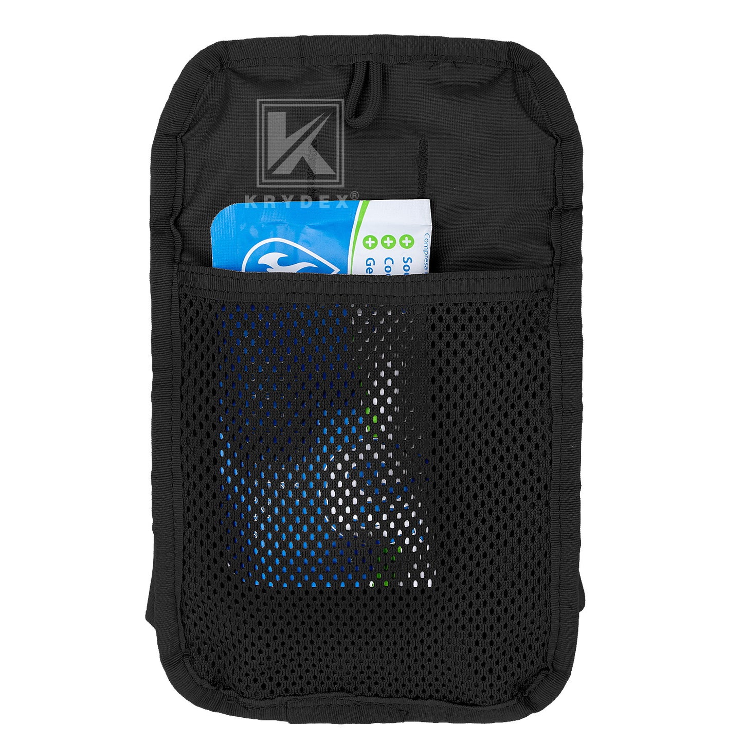Krydex Tactical Zip Rip GP Pouch Vertical Utility Molle Medical Pouch Quick Access Side Pocket