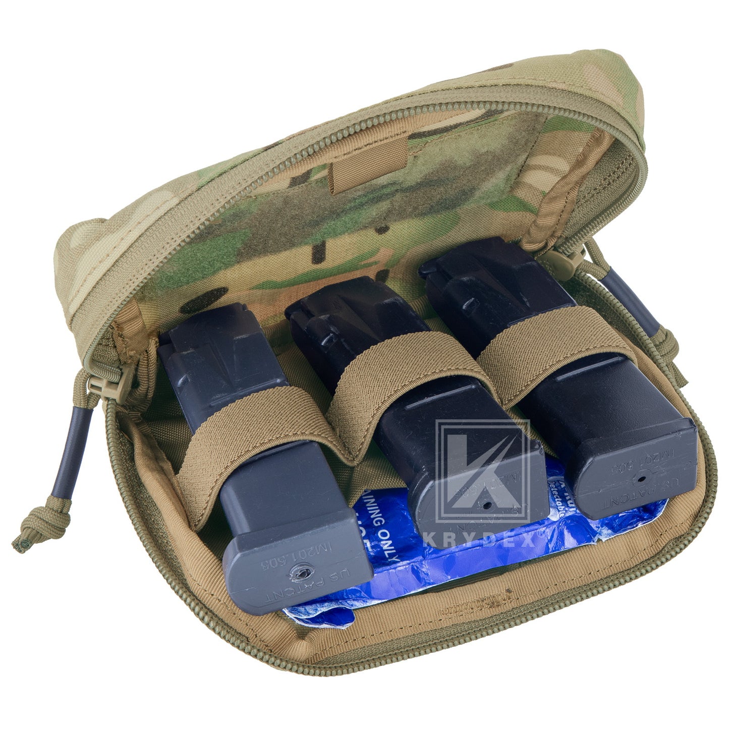 Krydex Tactical ARC Admin Pouch Low Profile Streamlined Organizer Carrier Pouch 9mm mag Tool Bag
