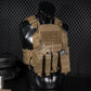 Krydex Tactical 9mm Triple Mag Pouch Modular Single / Double Stack Pistol Magzine Holder MOLLE Compatible