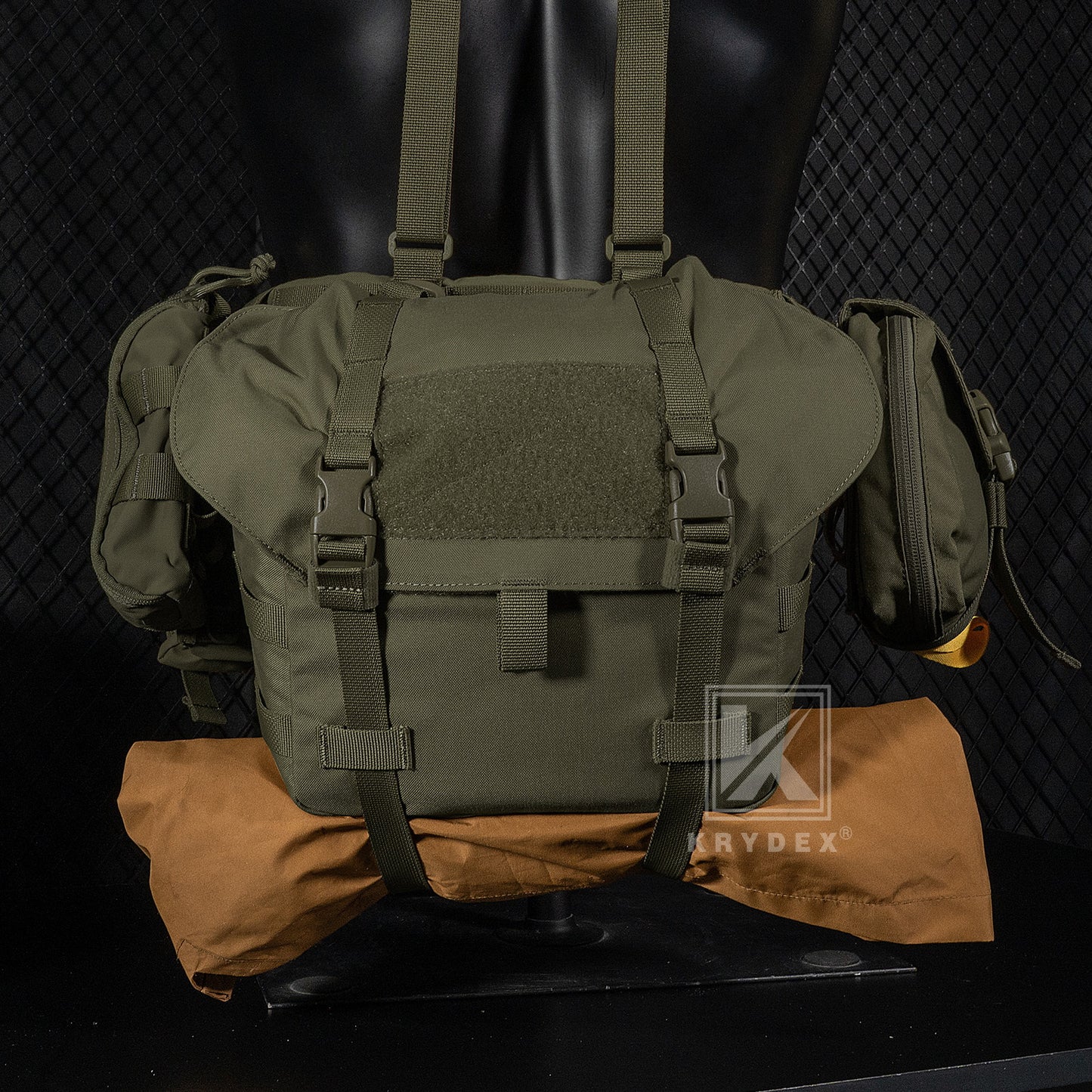 Krydex Tactical Jungle Butt Pack Suspender Waist Pack Bushcraft Hiking Hunting Rang Gear MOLLE Belt