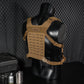 Krydex Tactical Chest Rig Shoulder Strap with Back MOLLE Panel Add-on Loading System