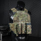 Krydex Tactical 9mm Double Mag Pouch Modular Single / Double Stack Pistol Magzine Holder MOLLE Compatible