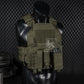 Krydex Tactical 9mm Double Mag Pouch Modular Single / Double Stack Pistol Magzine Holder MOLLE Compatible