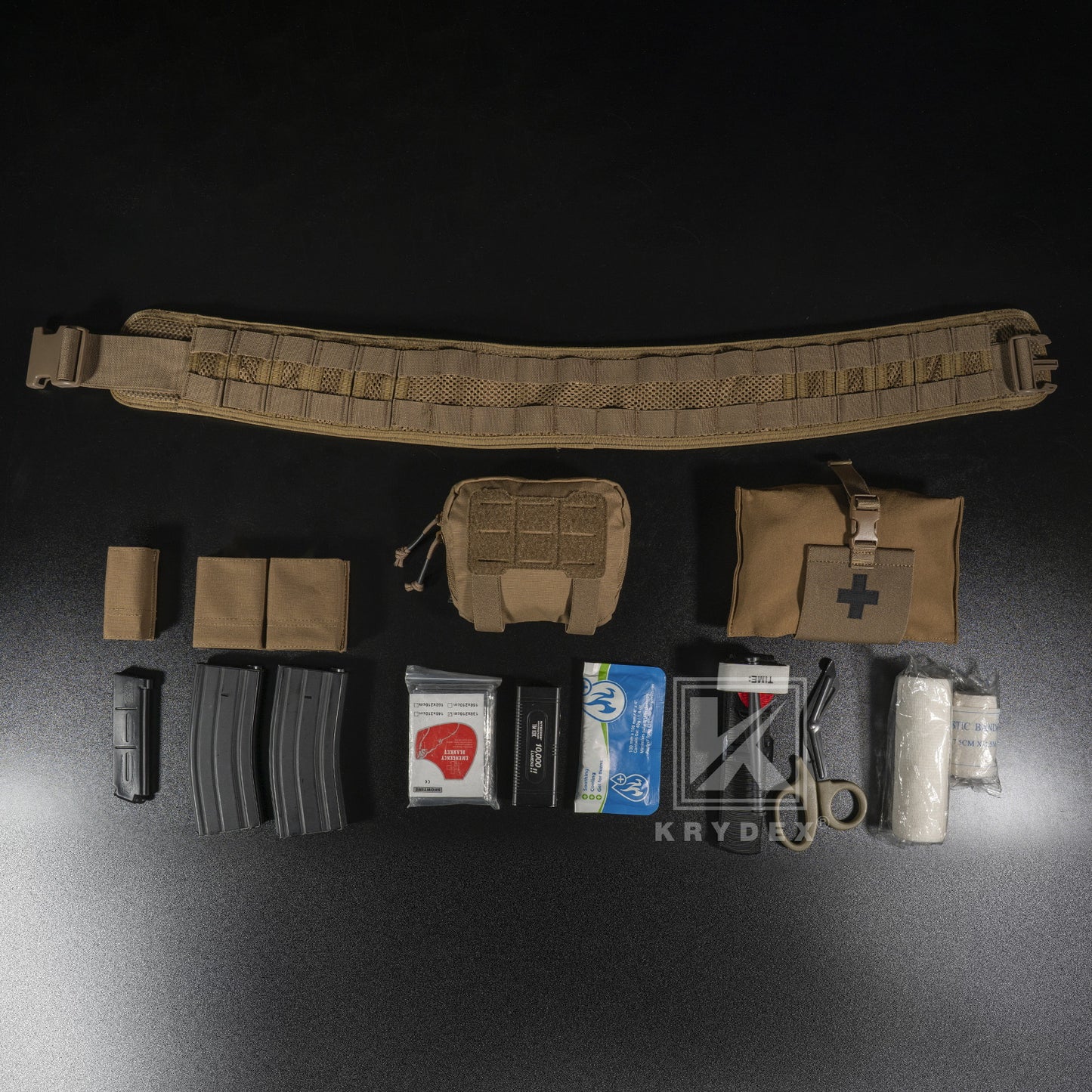 Krydex Tactical ARC Admin Pouch Low Profile Streamlined Organizer Carrier Pouch 9mm mag Tool Bag
