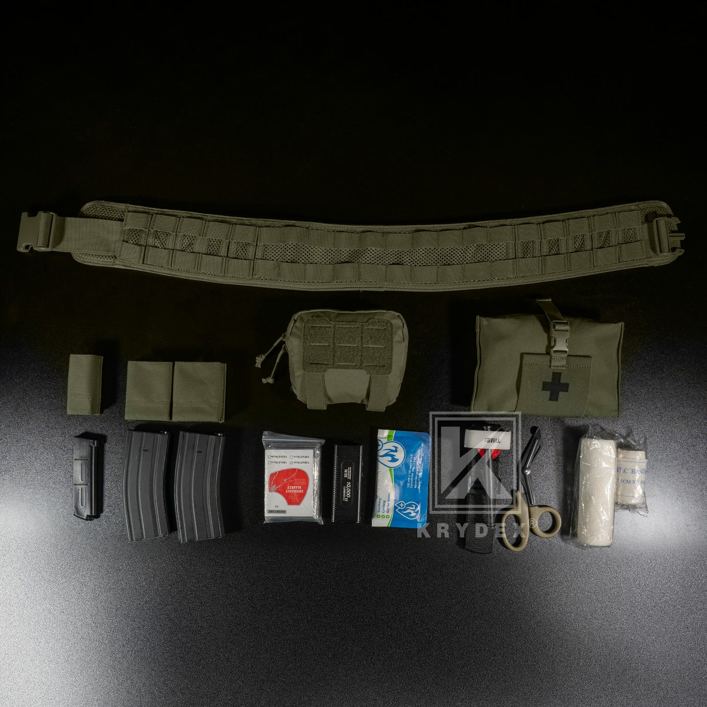 Krydex Tactical ARC Admin Pouch Low Profile Streamlined Organizer Carrier Pouch 9mm mag Tool Bag