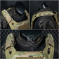 Krydex Tactical Shoulder Pads Soft EVA Cushion for Vest Carrier Chest Rig Slingster Laser Cut  Organizer Fits 2" - 2.5" Strap
