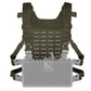 Krydex Tactical Chest Rig Shoulder Strap with Back MOLLE Panel Add-on Loading System