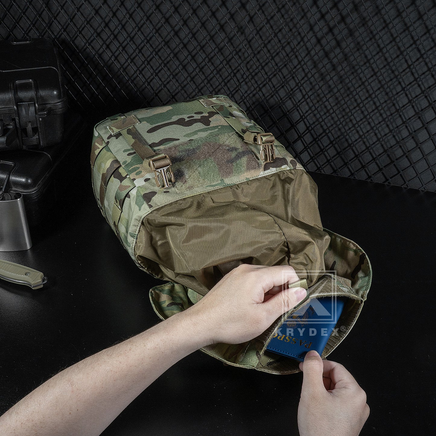Krydex Tactical Jungle Butt Pack Suspender Waist Pack Bushcraft Hiking Hunting Rang Gear MOLLE Belt