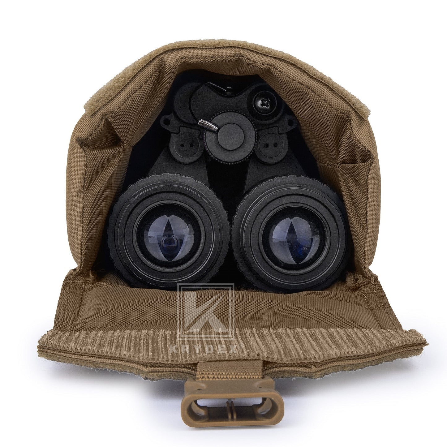 Krydex Tactical NVG Pouch MOLLE Belt NVG 14 Padded Goggle Carrying Case Bag