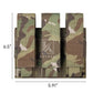 Krydex Tactical 9mm Triple Mag Pouch Modular Single / Double Stack Pistol Magzine Holder MOLLE Compatible