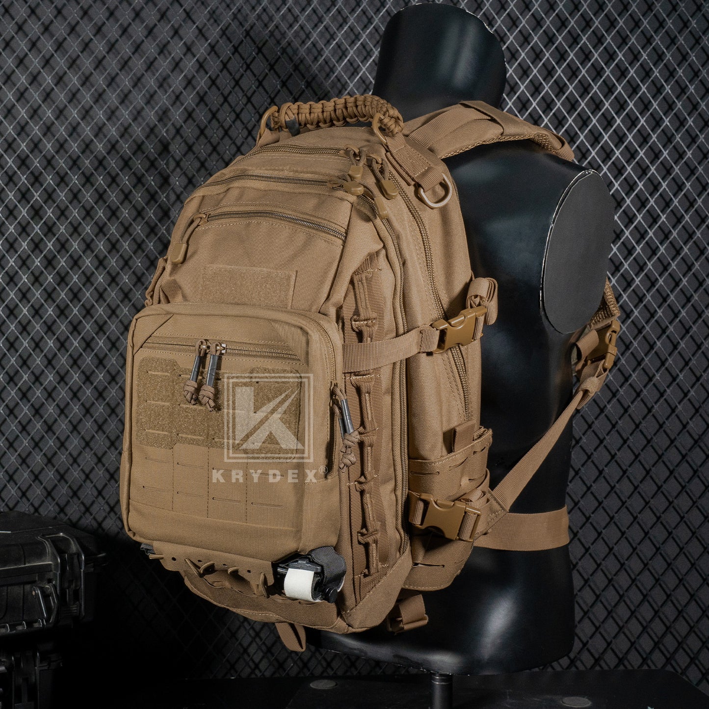 Krydex Tactical 8x7 Admin Pouch MOLLE Low Profile Modular Medic Pouch Tourniquet Holder