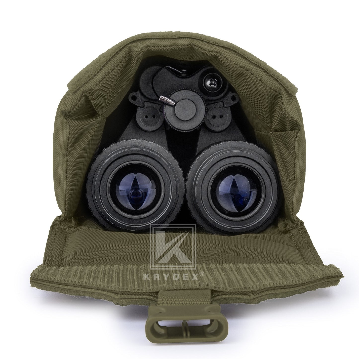Krydex Tactical NVG Pouch MOLLE Belt NVG 14 Padded Goggle Carrying Case Bag