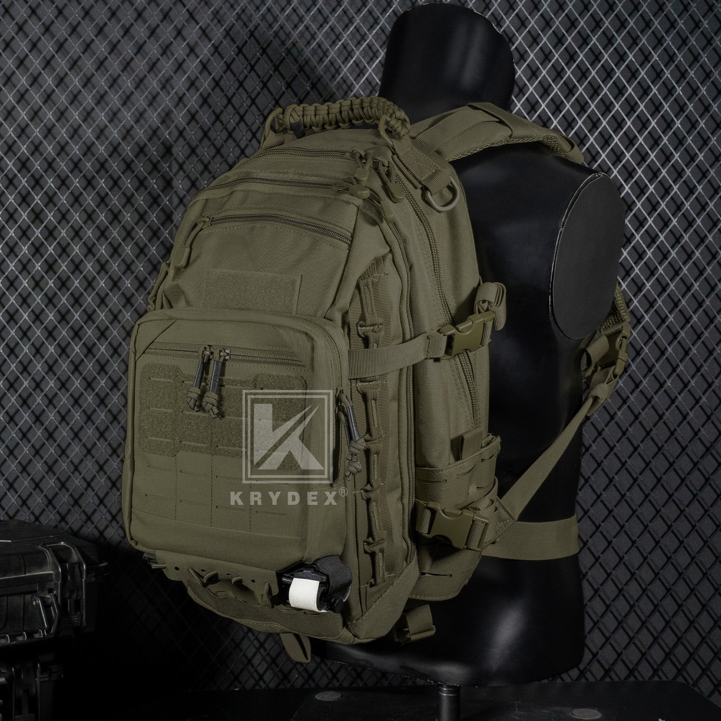 Krydex Tactical 8x7 Admin Pouch MOLLE Low Profile Modular Medic Pouch Tourniquet Holder